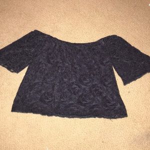 Off the shoulder, Cropped Top